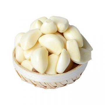 Frozen Peeled Pure White Garlic